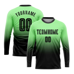Vente flash - Ensemble de maillots de football respirants à manches courtes, logo personnalisé imprimé, 100% polyester, vêtements de football de qualité à prix abordable - Product Image 4