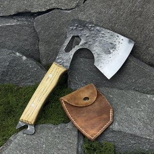Felling Axe With Forged Steel Blade And Wood Handle For <b>Tree</b> Felling - Product Image 4