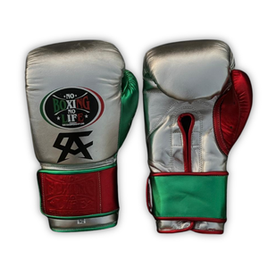 Guantes de Boxeo de Entrenamiento No Boxing No Life, Cuero Vacuno Genuino, Profesionales, con Cierre de Gancho y Bucle, Absorben la Humedad, Fabricante OEM - Product Image 1
