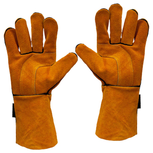 Gants de soudage thermiques résistants à la chaleur Saleh Enterprises, respirants, pour l'extérieur, en cuir robuste, compatibles écran tactile, ignifuges, de sécurité pour le travail - Product Image 2