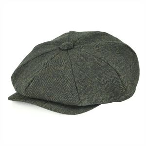 Nueva Llegada, Gorras de Invierno de Ala Corta, Gorra Plana Estilo Newsboy, Boina para Hombre - Product Image 2