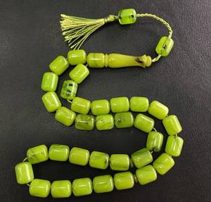 Élégantes perles de prière vertes, chapelet - Product Image 3