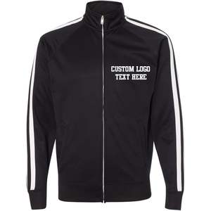 แจ็คเก็ตแทร็กซิปเต็มของผู้ชาย2025 Exp70ptz ข้อความโลโก้ปักลายมี5สี - Product Image 3