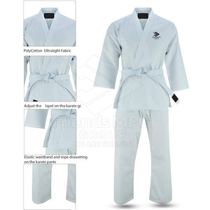 Combinaison de karaté prête pour la performance, 100% coton, respirante, écologique, séchage rapide, durable pour les entraînements intensifs d'arts martiaux - Product Image 2