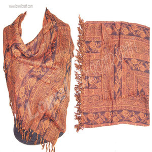 Elegant JAMAVAR DESIGN Viscose Woven Scarf Luxury Soft Lightweight Traditional Pattern <b>Shawl</b> Fashion <b>Wrap</b> for Women Men Winter - Product Image 1