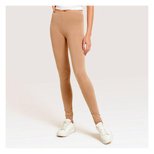 High Quality Spandex Nylon Made Custom Color Breathable Anti-Bacterial High Waist Ankle-Length Solid <b>Pattern</b> <b>Women</b> <b>Leggings</b> New - Product Image 2