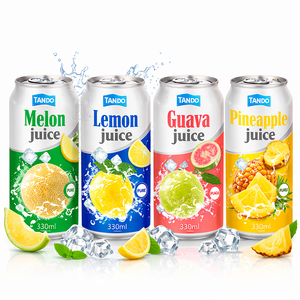 Boisson aux fruits en canette aluminium 330 ml : Melon, Citron, Goyave, Ananas, Orange – Fournisseur OEM et Marque Privée - Product Image 1
