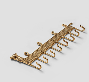 Ganchos de Latón para Colgar en la Pared, Rieles de 3 Piezas, Gancho de Pared Clásico Autoadhesivo de Latón para Puerta - Product Image 3