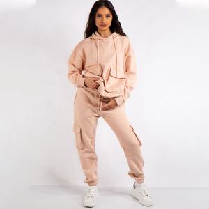 Conjunto de dos piezas de longitud completa, nuevo y en oferta, ropa de entrenamiento para mujer, conjunto deportivo para correr, chándales personalizables para mujer - Product Image 4