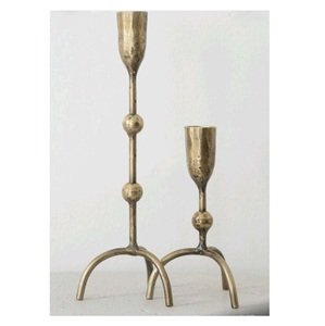 Designer <b>Brass</b> Handmade Candle Holder with Durable Construction for Home Decor Gifting Christmas Easter Special Occasions - Product Image 3