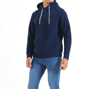 New Arrival Men's High Quality Pullover Hoodie Heavy Winter <b>Fabric</b> Drop Shoulder Puff Print Design Hoodies for Men - Product Image 3