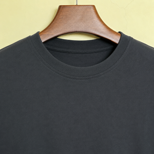 Camiseta de algodón puro para hombre, precio al por mayor, con costuras laterales, manga corta, cuello redondo, corte regular |   Proveedor OEM ODM Bangladesh - Product Image 6