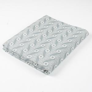 Nueva Tela de Algodón Orgánico Puro Tejida a Mano con Estampado Kashish Gris para Decoración del Hogar, Manualidades y Ropa - Product Image 1