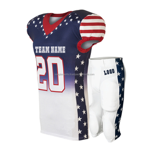 Custom American Football Uniform White Green Sublimated Jersey Pants Moisture Wicking Men's Adult Teamwear - Product Image 5