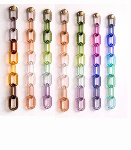 FAIZA CRAFT FC-7377 Handmade Resin <b>Wall</b> Chain Links-<b>Large</b> Size Clear Multi-Color Modern Functional <b>Decorative</b> Diwali Wedding - Product Image 2