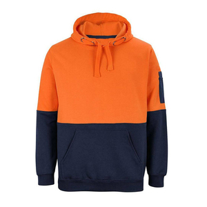 Sudadera con Capucha de Trabajo de Manga Larga con Logotipo Personalizado, Ropa de Trabajo de Alta Visibilidad, Sudadera con Capucha con Cinta Reflectante - Product Image 4