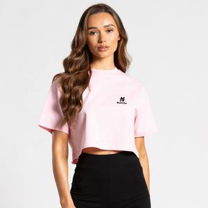 Camisetas personalizadas de 100% algodón de talla grande para mujer, Camiseta corta de gran tamaño con hombros caídos de alta calidad, fabricada a pedido - Product Image 1