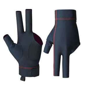 Guante de Billar de Tres Dedos de Doble Color, Diseño Más Reciente y Más Vendido, Guantes para Jugadores de Snooker, Guante de Billar para Hombre - Product Image 2