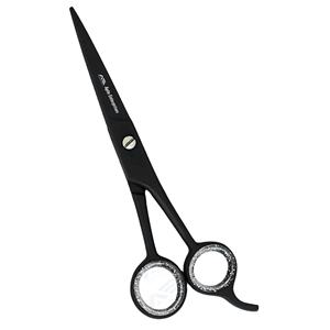 Ciseaux de coiffeur professionnels 6.5 pouces ciseaux de coupe de cheveux noirs ciseaux de coiffeur de Salon japonais en acier inoxydable noir - Product Image 1