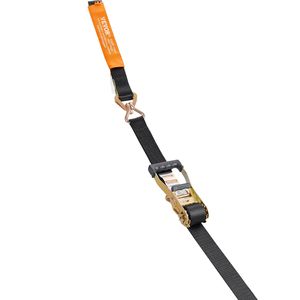 Cinghie a cricchetto Premium 4PK con doppio gancio a J, resistenza alla rottura 11128 libbre, 2 pollici x 8 pollici, accessori imbottiti per il trasporto - Product Image 1