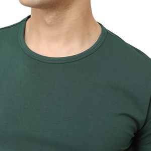 เสื้อยืดคอกลมสีพื้นสำหรับผู้ชาย แขนสั้น สวมใส่สบาย น้ำหนักเบา ระบายอากาศได้ดี เหมาะสำหรับใส่ทุกวัน - Product Image 2