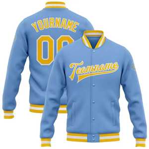 OEM Manufacturer High Quality <b>Men's</b> Winter Plus Size Custom Chenille Embroidery Knitted Breathable Letterman <b>Jacket</b> - Product Image 1