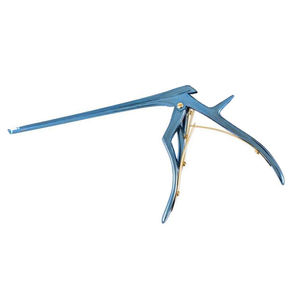 Classical Blue <b>Titanium</b> Kerrison Rongeurs 20cm Shaft 45 Degree Upward 1mm to 5mm Sharp Bite CE ISO Approved By Grip Surgical - Product Image 3