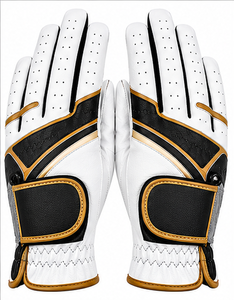 Gants de golf de luxe en cuir Cabretta respirant pour hommes et femmes, adhérence douce, antidérapants, accessoire de sport, logo, vente en gros - Product Image 6