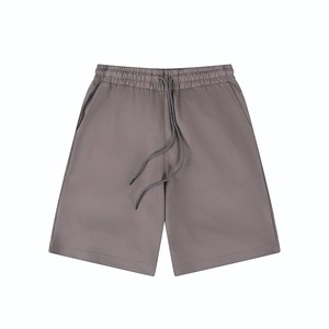Shorts Bermuda Homme Couleur Unie Séchage Rapide Taille à Cordon Style Décontracté Tissu Tricoté 100% Polyester Coupe Mi-Haute - Product Image 2