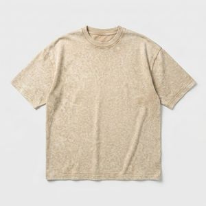 Camiseta de 250 g/m² con lavado ácido en los hombros, logotipo bordado, lavado con spray, camiseta personalizada con lavado ácido - Product Image 1