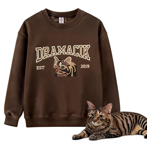 Personnalisé Brodé Cavalier King <span class=keywords><strong>Charles</strong></span> Spaniel Sweat À Capuche Hiver Automne 3D Motif Tissé Tissu Avant Badge Nom - Product Image 3