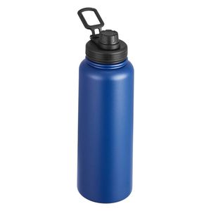 Bottiglia di acqua isolata in acciaio inossidabile con coperchio a bocca larga in metallo - Product Image 1