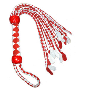 Flogger de Cuero Premium con Diseño de Tiras Flexibles y Agarre Equilibrado, Fácil de Usar - Product Image 1