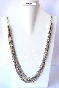 Collar de cuentas de vidrio Lumira Heritage con eslabones de corazón, hecho a mano en India, elegante, para fiestas nupciales, joyería de lujo para mujer, suministro al por mayor - Product Image 5