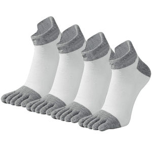 Chaussettes de sport à cinq doigts pour jeunes avec logo personnalisé, 100 % coton, plusieurs couleurs, respirantes, écologiques, pour la course à pied et la randonnée - Product Image 2