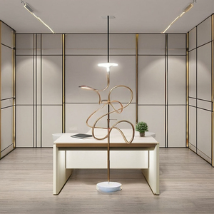 Iluminación de mesita de noche sencilla y moderna, lámpara de escritorio con personalidad artística para dormitorio, sala de estar y hogar - Product Image 5