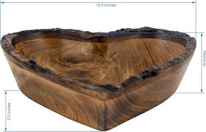 Haute Qualité Usine Vente Directe Creative Bol En Bois Racine Sculpté Bol À La Main Naturel Vrai Bois En Bois Bol À Salade Par FWE - Product Image 6