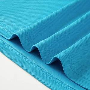 Men's V-Neck Short Sleeve T-<b>Shirt</b> <b>100</b>% <b>Polyester</b> Knitted Breathable Solid Blue Casual Regular Fit - Product Image 4