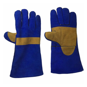 Gants de travail en cuir pour hommes, antidérapants et anti-coupures, pour la construction industrielle, l'exploitation minière et le travail - Product Image 5