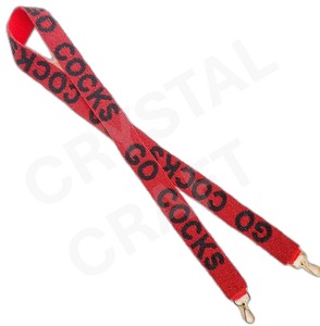 Correa de Tela UGA Back 2 Back Champs con Diseño de Texto en Negro, Rojo y Blanco a la Moda - Product Image 3