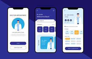 แอปมือถือสำหรับดูแลสุขภาพที่ดีที่สุดเชื่อมต่อกับผู้ป่วยแพทย์ telemedicine โซลูชั่นปลอดภัยรวดเร็ว Mac แอนดรอยด์เว็บสต็อก - Product Image 2