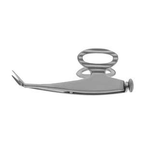 Tijeras Oftálmicas Barraquer Iris, Hoja de 7mm, Corte Fino Manual, Acero Inoxidable, Herramienta Microquirúrgica DI-ESIS129, Certificación CE - Product Image 4