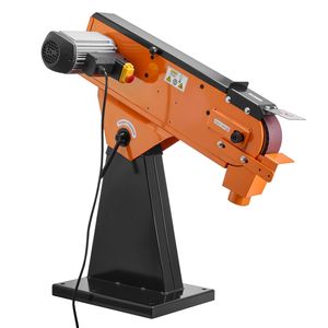 Levigatrice a Nastro Industriale 2200W 1000RPM 3'' x 79'' con Angoli Regolabili a 0° e 45° - Product Image 1