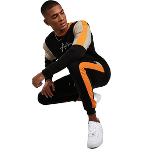 Mens Heavyweight Autumn Casual Sports Vest Set Hooded Sleeveless Sweatshirt Solid Color T-shirt <b>100</b>% Cotton Anti-bacterial - Product Image 4
