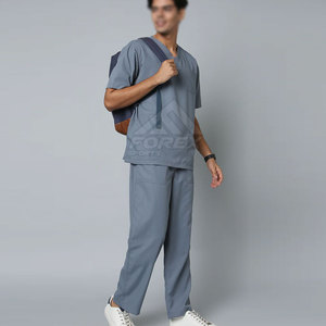 Custom Logo Medical Scrub Uniform <b>Set</b> For <b>Doctors</b> Nurses And Healthcare Professionals Soft Durable Fabric - Product Image 5