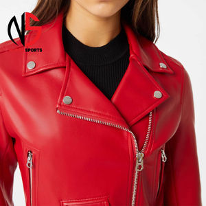 Chaquetas de Mujer de Última Moda 2026, Chaquetas de Cuero Genuino con Tela Suave, Transpirable y Cómoda, con Logotipo de Color Personalizado Nurak - Product Image 4