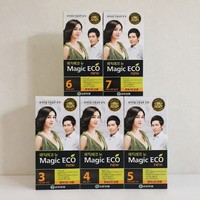 Teinture capillaire auto-applicable Yuhan Magic Eco Gray Hair Cover pour la coloration des cheveux à domicile, pour couvrir les cheveux gris.