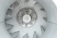 Ventilateur centrifuge à entraînement par courroie en acier inoxydable pour chaudière CPL-8-8I avec équipement industriel en acier CT3 durable