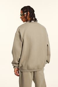 Unisex Oversized Cotton <b>Fleece</b> <b>Sweatshirt</b> Men's Crewneck Pullover Custom Logo Embroidery Winter Blank Plain Mens <b>Sweatshirt</b> - Product Image 4
