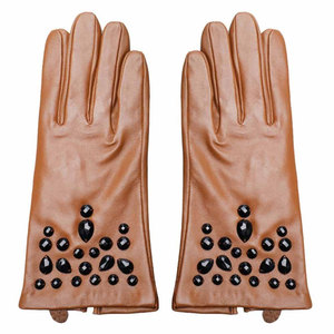 Wholesale Price Heavy Duty Comfortable and Breathable Leather Dressing Gloves Modern Cuff Leather Gloves - Product Image 2